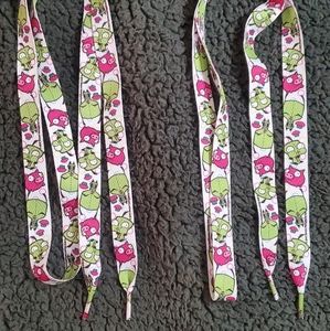 Invader zim gir shoe laces